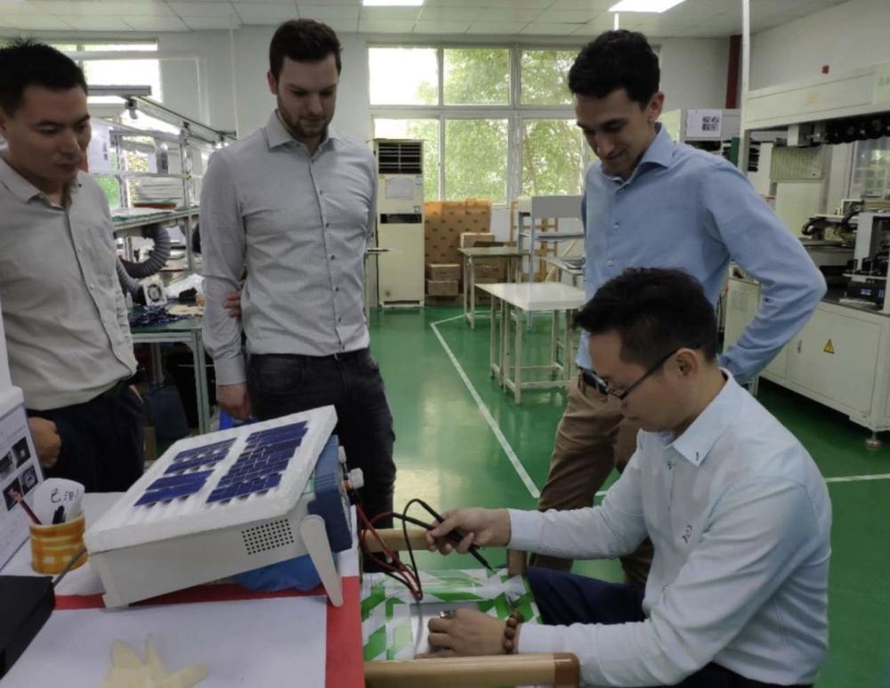 Sourcing solar panels for the Xeelas solar unit.