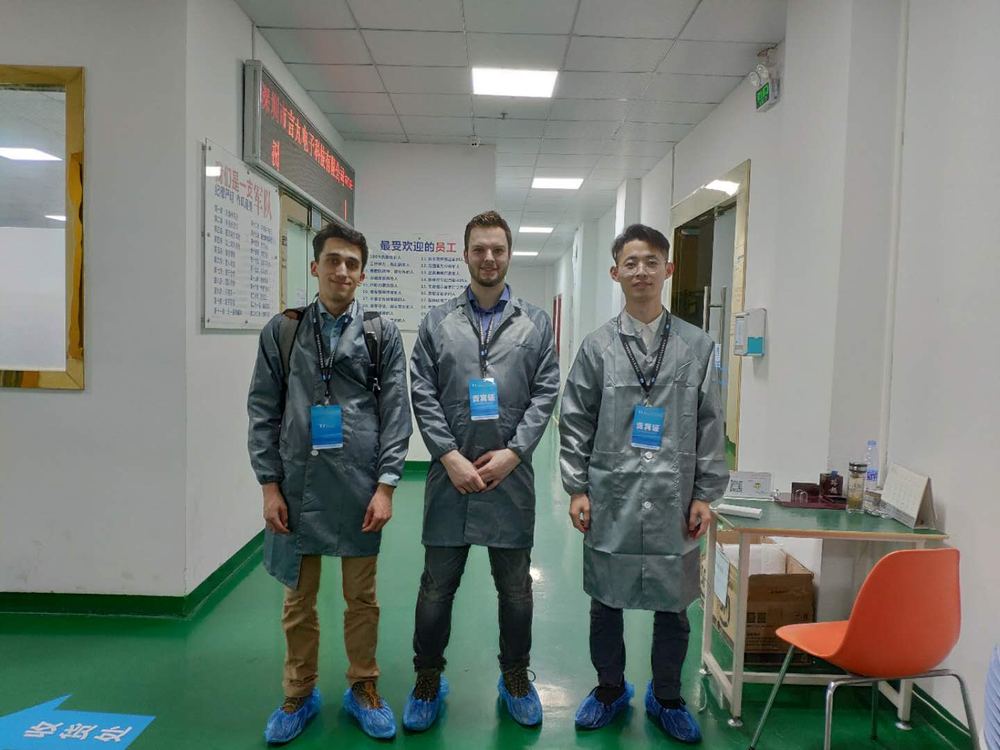 Visiting battery suppliers.