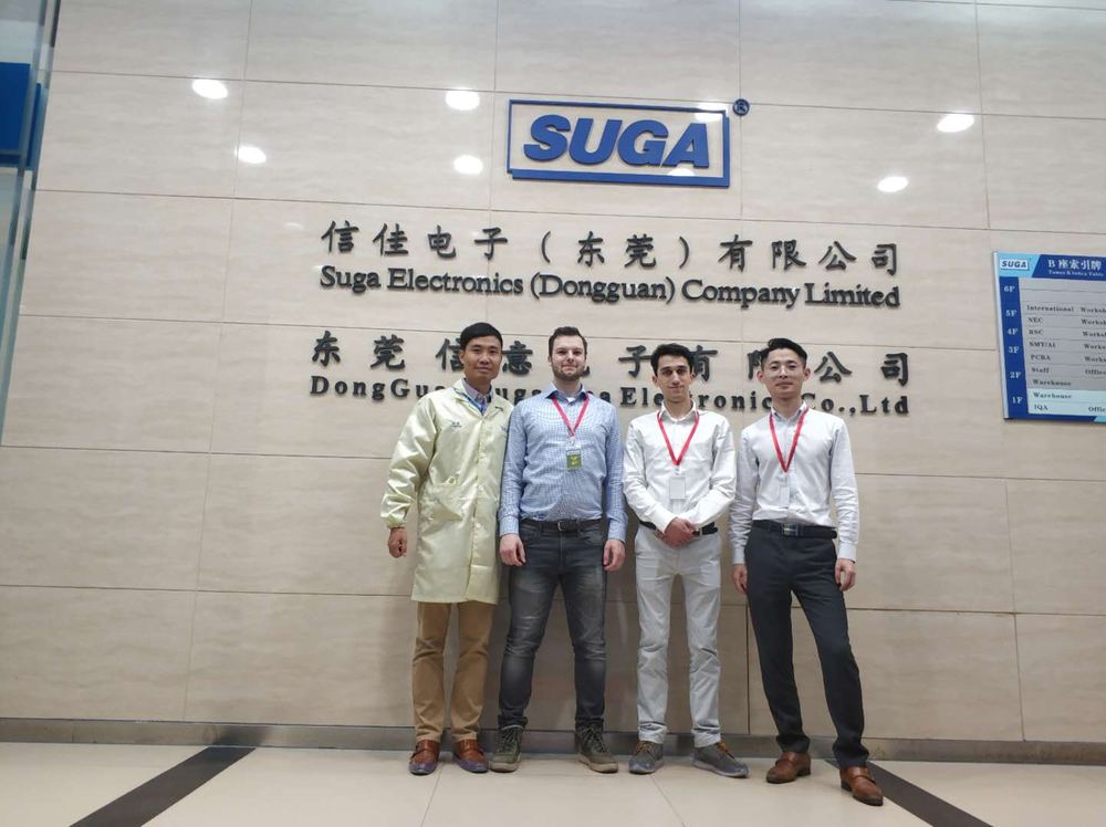 Visiting EMS suppliers.