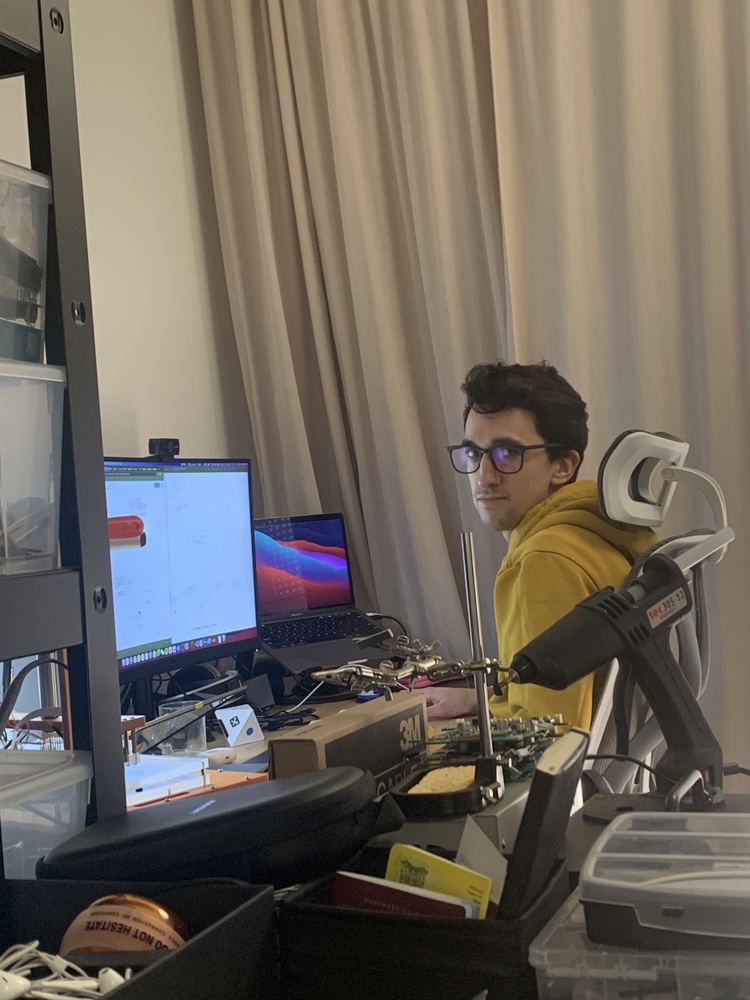 My hardware lab — a mess, but that's hardware.