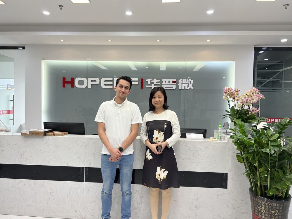 More supplier relationships — HopeRF, a well-known LoRaWAN maker.